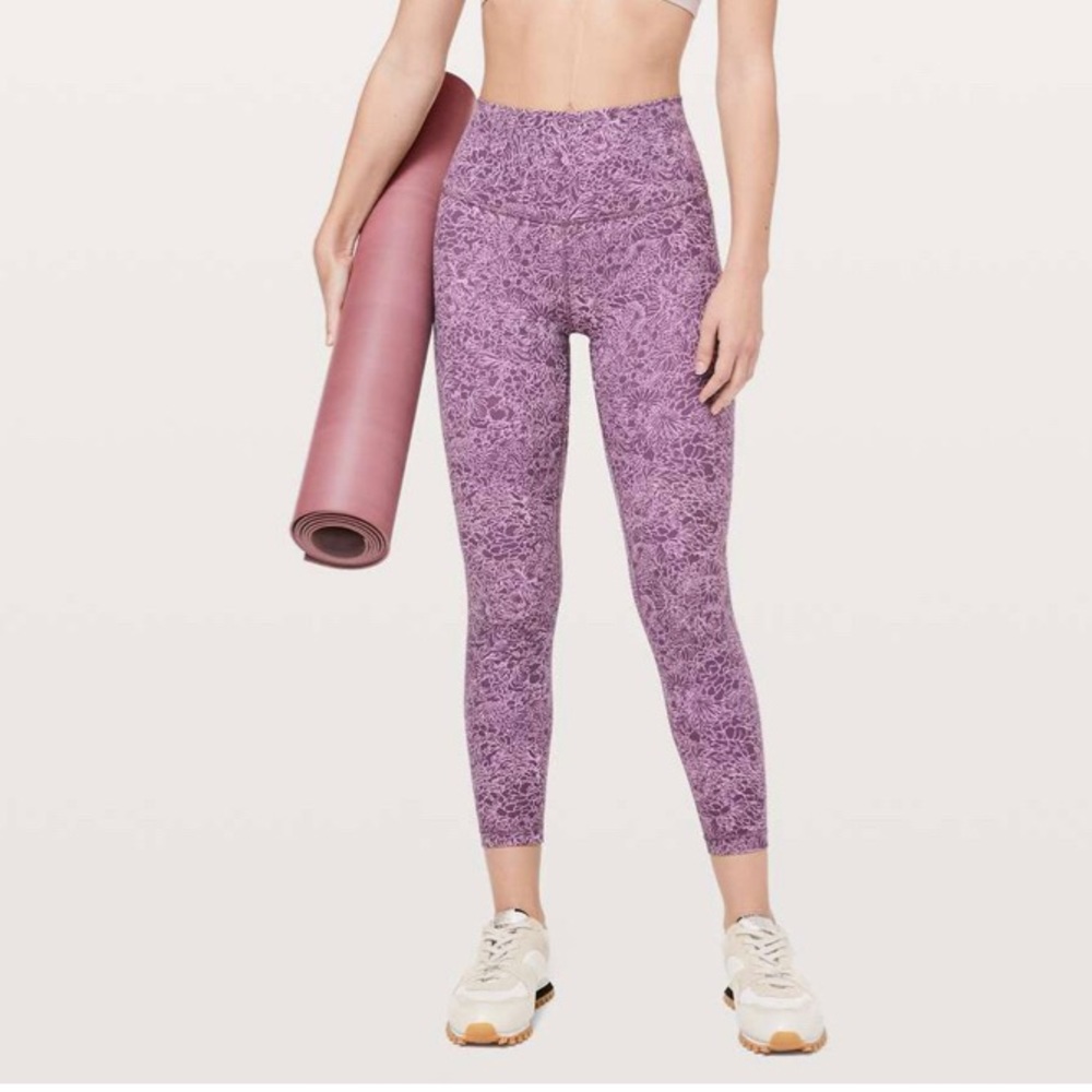 Lululemon Align Pant II *25" Arabesque Antoinette Smoky Quartz size 2